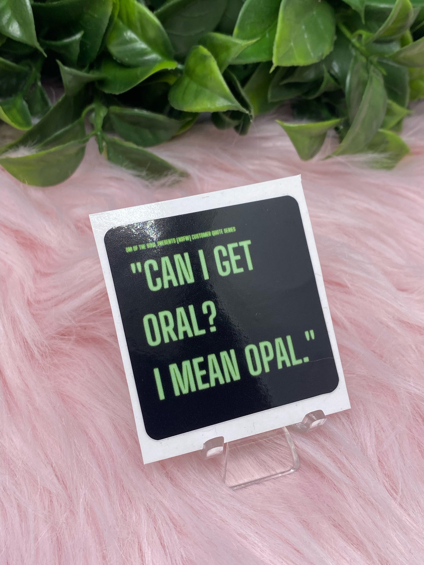 R-rated customer quote stickers - OM of the Soul