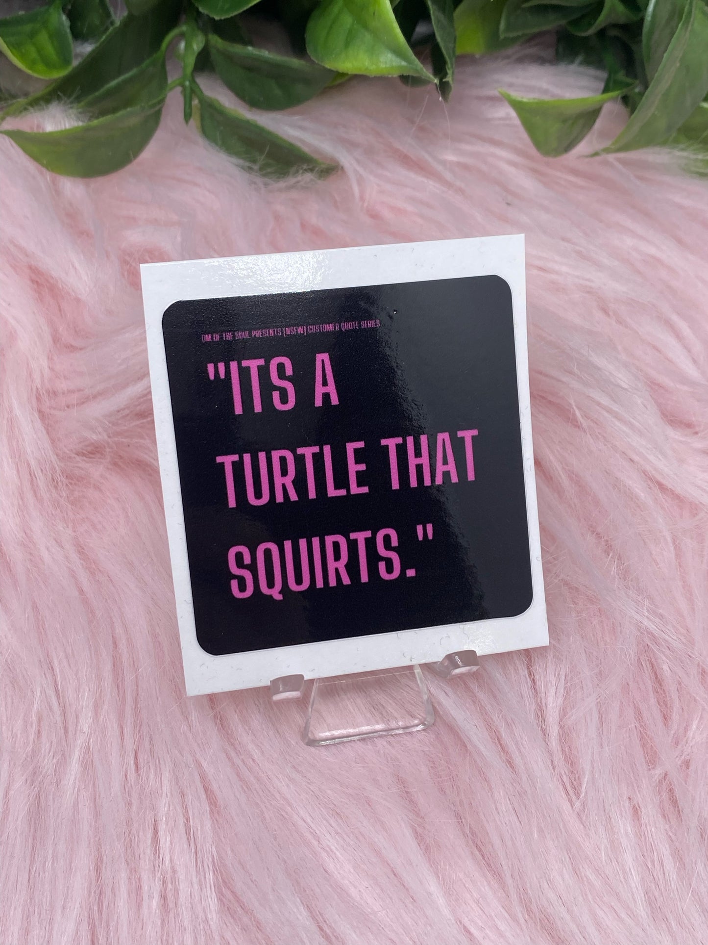 R-rated customer quote stickers - OM of the Soul