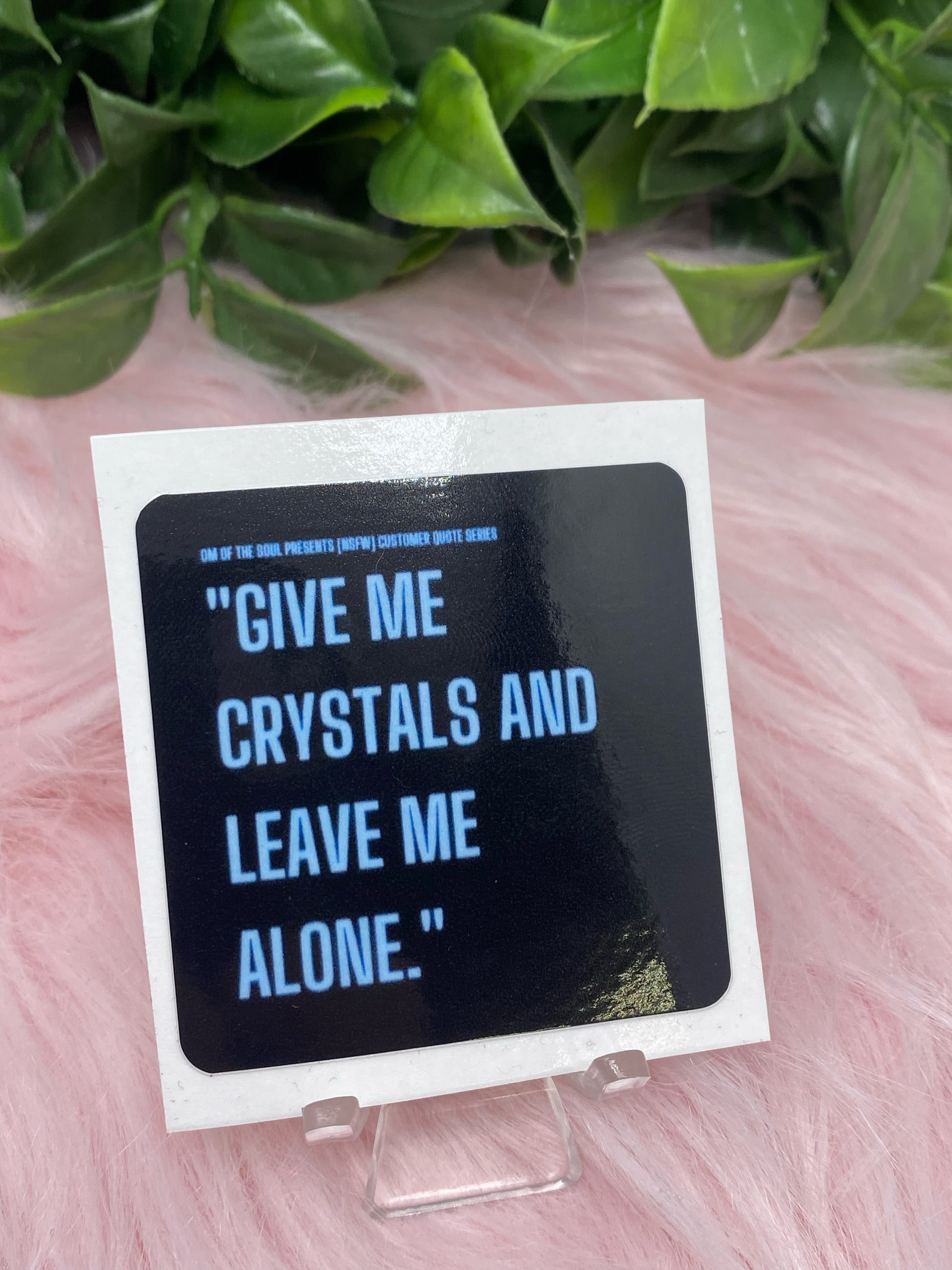 R-rated customer quote stickers - OM of the Soul