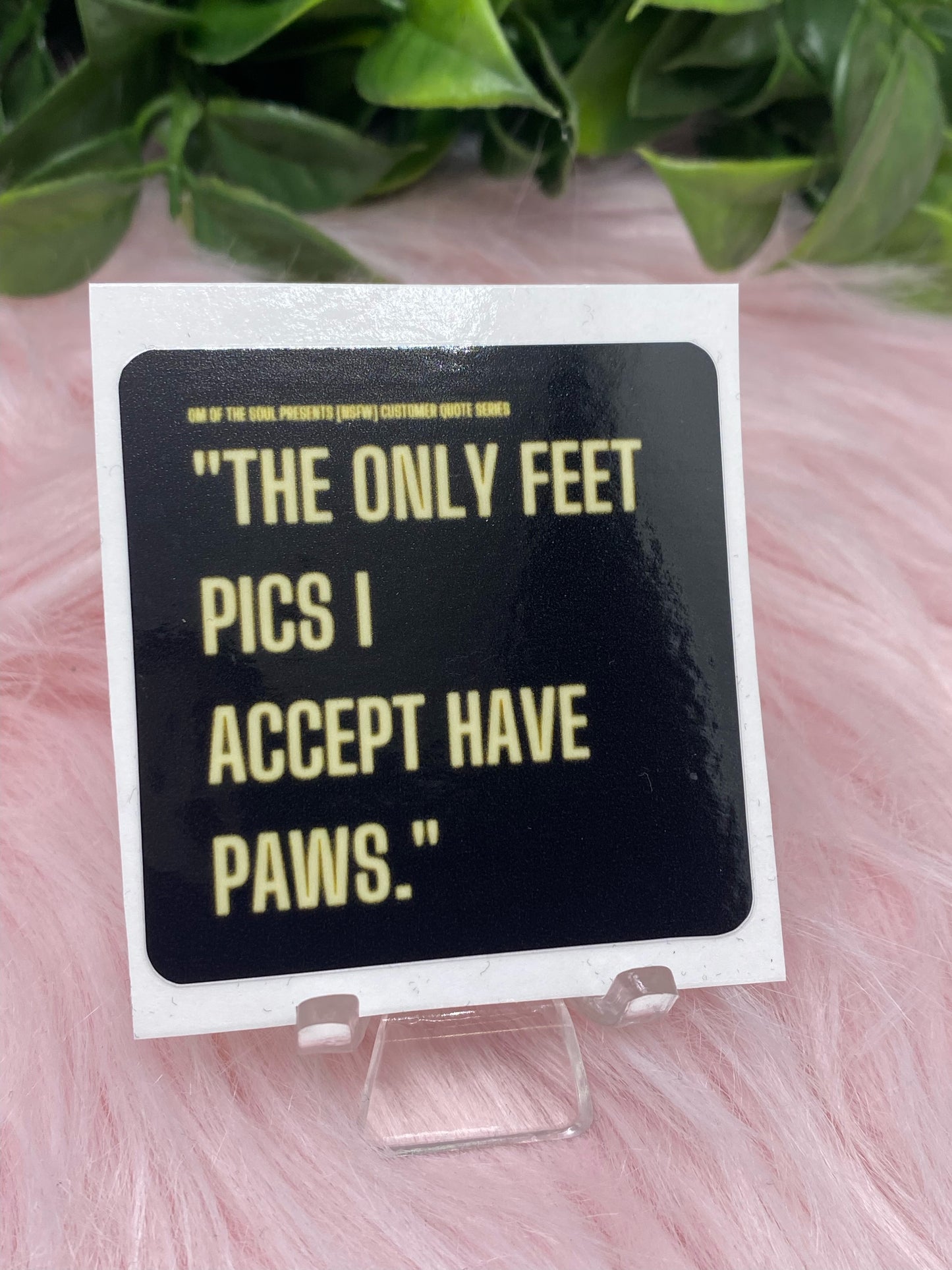 R-rated customer quote stickers - OM of the Soul